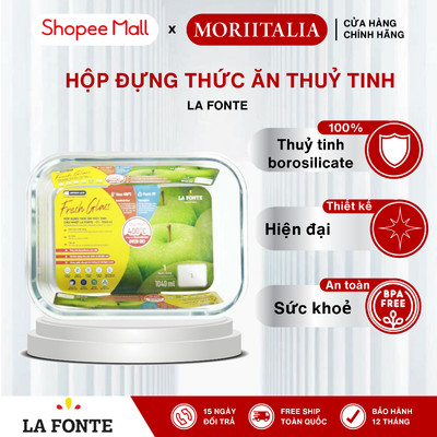 Hộp đựng thức ăn thủy tinh chịu nhiệt La fonte – C1 - C2