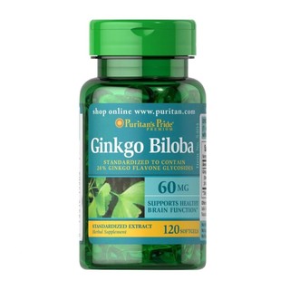 Bổ não ginkgo biloba puritan 60mg -120 viên
