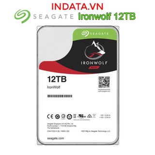 Ổ cứng hdd chuyên dụng cho nas seagate ironwolf 12tb sata 7200rpm 256mb cache chính hãng