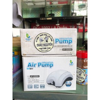 Máy sục sủi khí oxy 2 vòi 3W JENECA AP-2688A cho hồ cá ,kèm 1m dây và 2 cục sủi