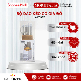 Bộ giá đỡ và dao kéo đa năng 6 món la fonte 011723 - chính hãng moriitalia phân phối