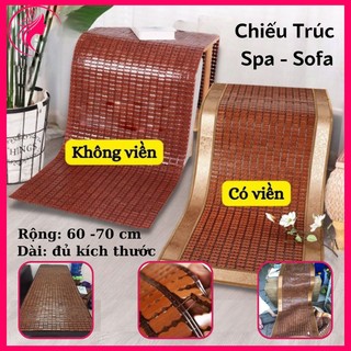 Chiếu trúc trải giường spa giường gội có viền và không viền