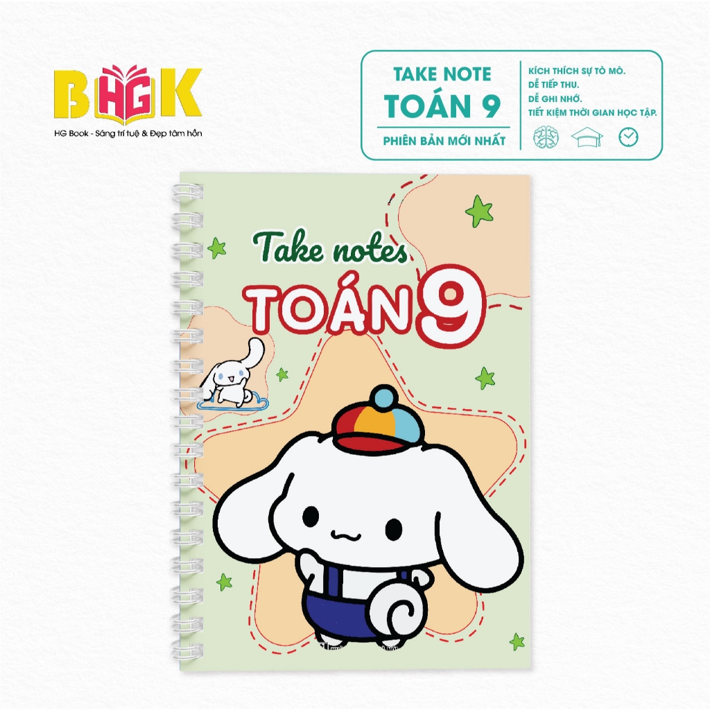 Sổ Giấy Lò Xo Take Note Toán 9 cỡ A5 (Phiên Bản Mới Nhất)