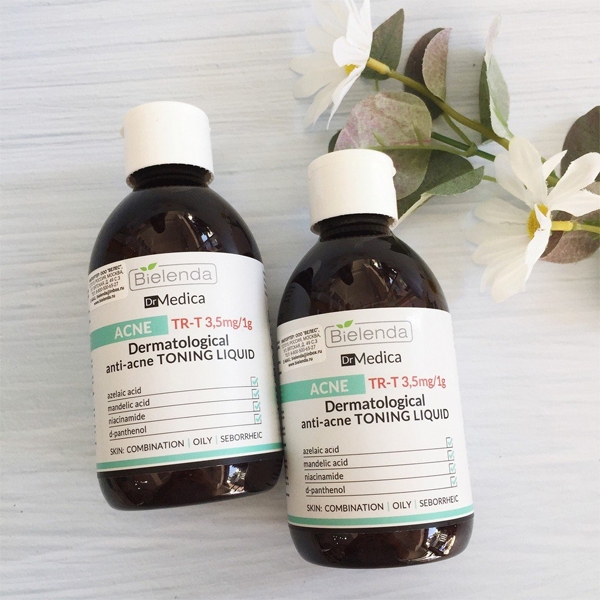 Ảnh 3 của Nước Hoa Hồng Bielenda Dr Medica Anti-acne Dermatological Toning Liquid cho da dầu mụn 250ml
