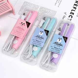 Máy uốn tóc kiêm duỗi tóc mini tiện dụng / máy ép tóc có kèm hộp hình thú cute 88833 lamon