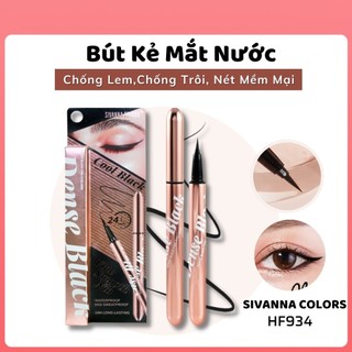 Kẻ Mắt Nước Sivanna Colors Dense Cool Black Lasting Waterproof Liquid Eyeliner HF934