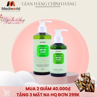 Mặt nạ thải độc bio detox mask 250g và 150gr - mediworld