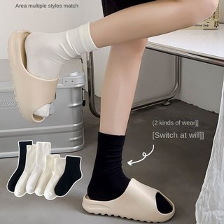 Tất Cổ Cao Nữ Vớ cotton Cổ Cao Mùa Thu Đông Dành Cho Nữ Hàn Quốc