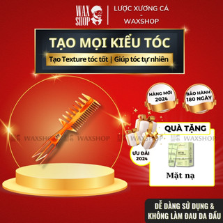 Lược xương cá tạo kiểu tóc đa dụng tạo texture, chải Pomade, xới phồng