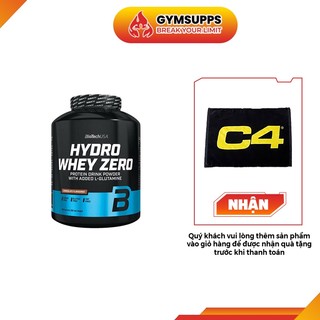 Sữa Dinh Dương Tăng Cơ Nuôi Cơ Phục Hồi Cơ Bắp Whey Protein BioTech USA Hydro Zero Whey 4lbs (1.8kgs) 82 Lần Dùng