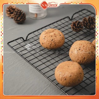 Vỉ Nướng, Rack Hong Bánh Khăn Sọc Xanh Chụp Bánh Mì, Bánh Ngọt Nai Decor - Phụ Kiện Chụp Ảnh, Đạo Cụ Trưng Bày Bánh