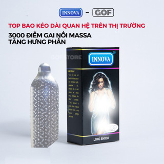 Bao cao su chống xuất tinh sớm Innova gai kéo dài thời gian quan hệ Hộp 12 cái bcs gai – GoF Store