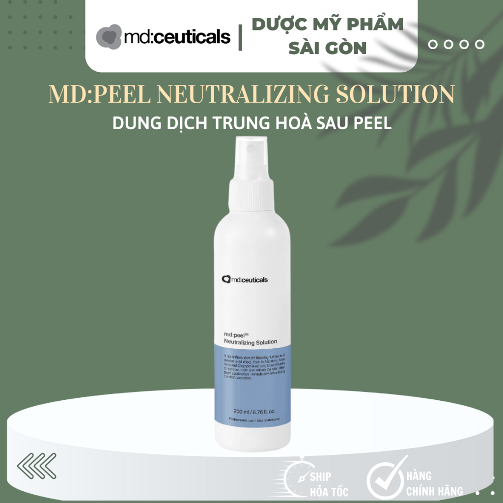 Dung dịch trung hoà sau peel Md:ceuticals Md:peel Neutralizing Solution