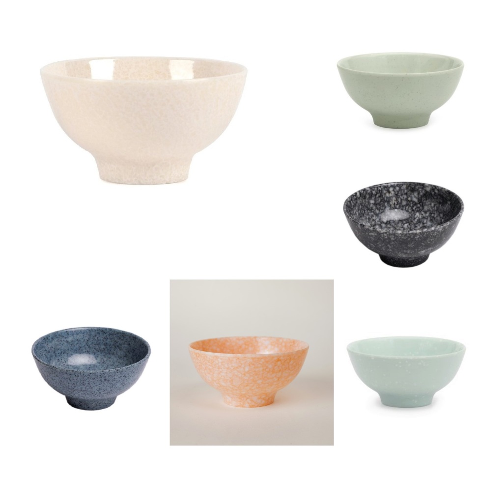 Chén cơm nhựa Melamine cao cấp kiểu vân đá (CO11VD)