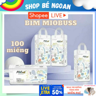 [COMBO 50 - 100 MIẾNG]Bỉm quần Miobuss nội địa cao cấp size M/LXL/XXL/3XL/4XL siêu thấm,thoáng khí Shop Bé Ngoan