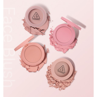 Phấn Má Hồng 3CE Face Blush [ Pink Fllter - Delectable-Mono Pink-City Mauve-Rose Beige  ]