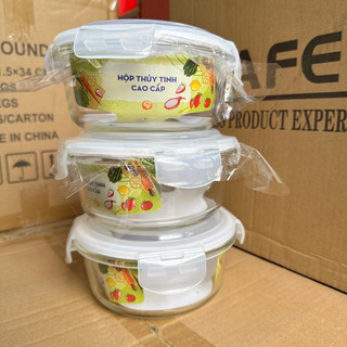 Thố thuỷ tinh tròn 620ml