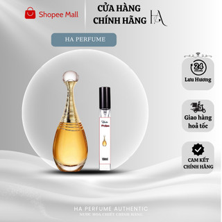 10ml nước hoa nữ j’adore dl0r edp quý phái, sang trọng, quyến rũ | ha perfume