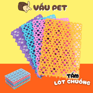 Tấm Lót Chuồng Chó Mèo - Lót Sàn Nhựa, Lót Chỗ Đi Vệ Sinh Cho Chó Mèo Thú Cưng Vẩu Pet Shop