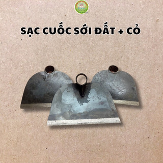 Cuốc sạc sới cỏ cuốc đất làm vườn thép hàn chắc khoẻ 3 kích thước tiện lợi