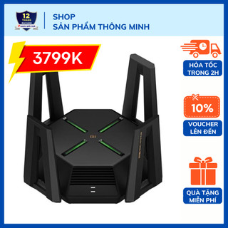 Bộ phát Wifi Router Xiaomi 10000 (BE10000) - AX9000 AIoT, Wifi 7, 3 băng tần, Router chịu tải 1000 thiết bị