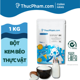 1KG Bột Kem Béo Thực Vật - Non Dairy Creamer ThucPham.com Pha Trà Sữa, Làm Bánh, Nấu Chè...