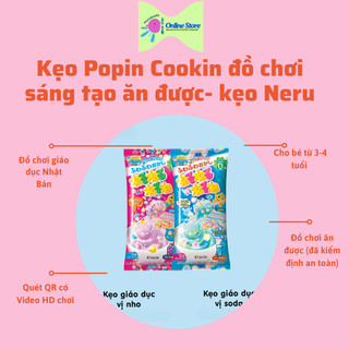Kẹo Popin Cookin Nerunerunerune Vị Nho/Soda - Kẹo Giáo Dục Nhật Bản Vừa Học Vừa Chơi