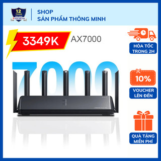 Bộ phát Wifi Router Xiaomi BE7000 AIoT 3 băng tần - Wifi 7 - wifi mesh - 600 thiết bị - chịu tải cao