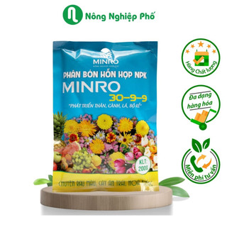Phân bón vô cơ khoáng Minro 30-9-9 - Túi 200 gram