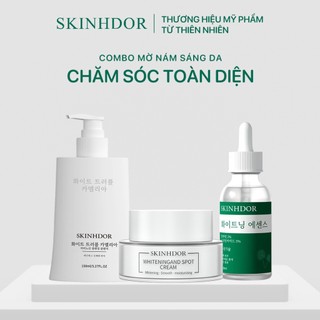 Combo Mờ Nám Sáng Da SKINHDOR Chiết Xuất Từ Thiên Nhiên