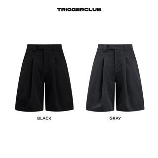 Trigger club - quần short ống rộng - tgc black/gray trouser short