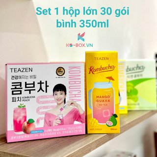 Trà Kombucha Teazen trái cây Hàn Quốc FULLBOX (30 gói)