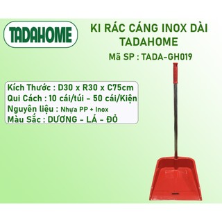 Ki hốt rác, xẻng hốt rác, dụng cụ hốt rác,ki rác cán ngắn, cán dài,cán inox,ki rác thái lớn, nhỏ - tadahome