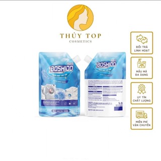 (A129)  2Túi Nước Giặt Boshido Hương Hoa Ngọt Ngào Công Nghệ Nhật Bản( Túi Màu Xanh loại 1000ml)