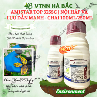 Chế phẩm xử lí nam benhh amistar top 325sc, nội hấp và lưu dẫn mạnh - chai 100ml/250ml