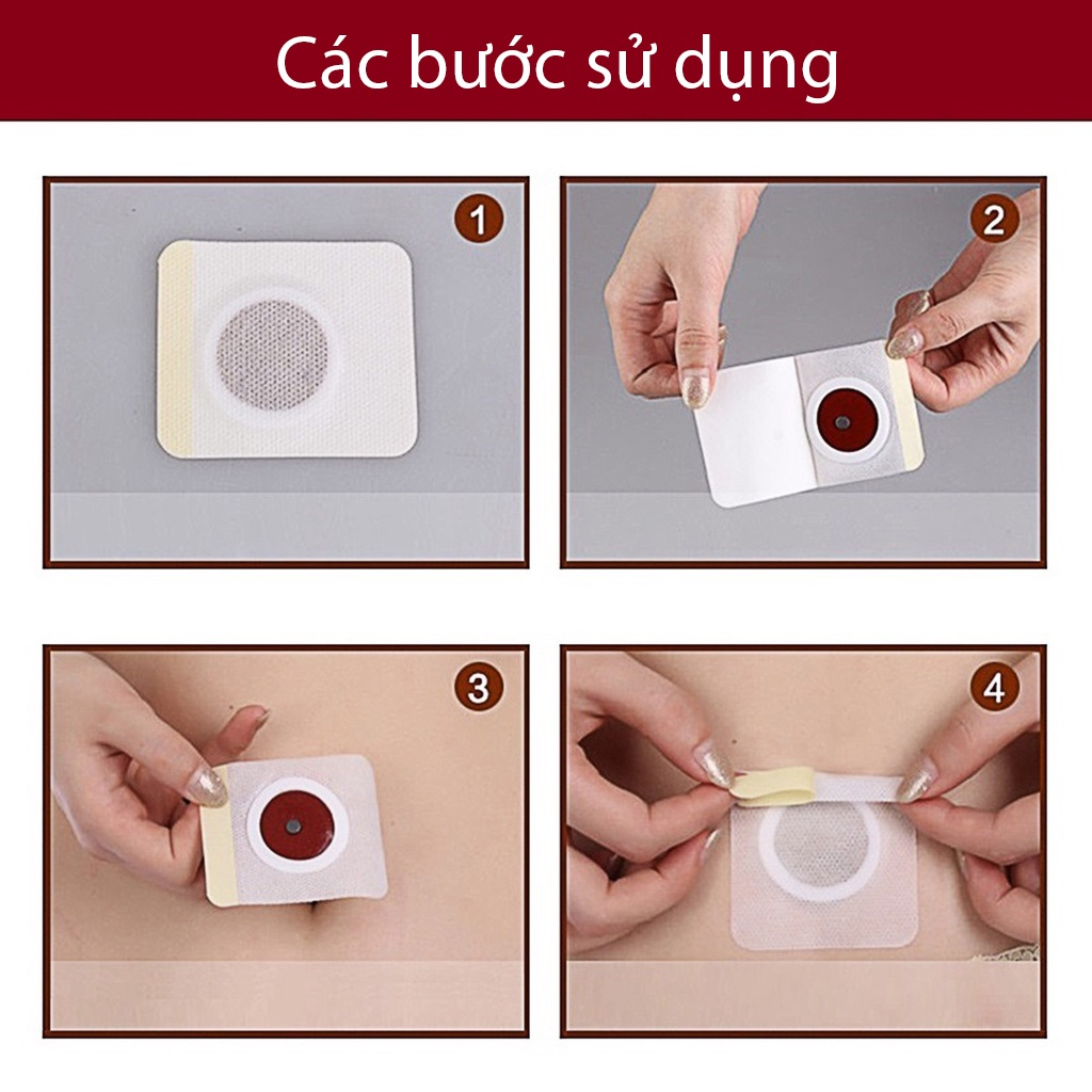 Chính Hãng Miếng dán rốn giảm cân/sản phẩm giảm béo/giảm cân, thải độc/An toàn không tác dụng phụ, bà bầu cũng có thể