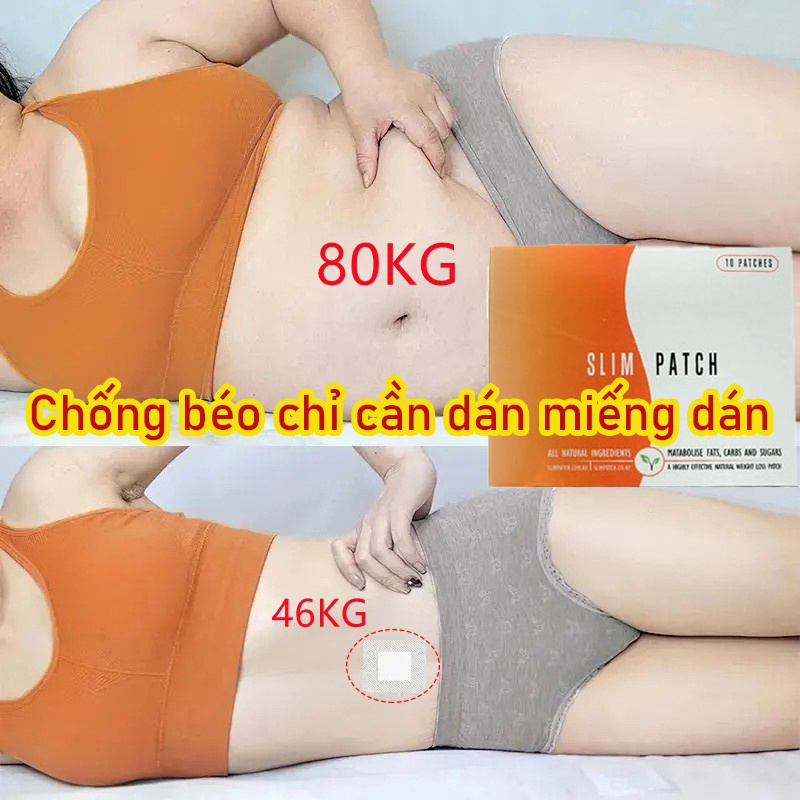 Chính Hãng Miếng dán rốn giảm cân/sản phẩm giảm béo/giảm cân, thải độc/An toàn không tác dụng phụ, bà bầu cũng có thể