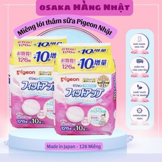 Miếng lót thấm sữa Pigeon 126 miếng của Osaka Nhật Bản