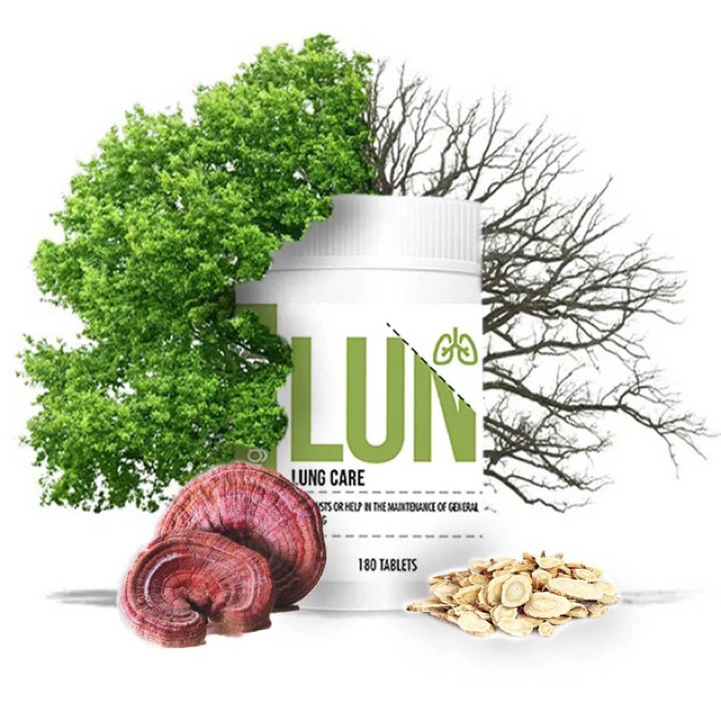 [ ❗️5 hộp giá sỉ DATE 03/25] Viên thải độc phổi, phục hồi sau dịch, nấm linh chi Living Healthy Lung Care 180 viên Úc