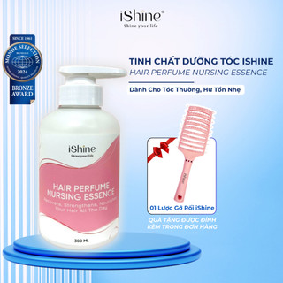 Tinh chất dưỡng tóc phục hồi tóc không xả lại với nước hương nước hoa iShine 300ml - IS01.IS02