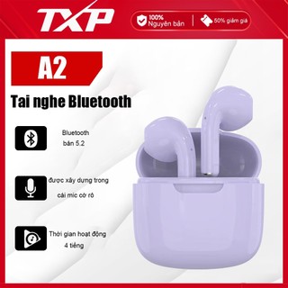 Tai nghe Bluetooth nhét tai không dây A2 Micrô cảm ứng thông minh khử tiếng ồn cho Xiaomi Android