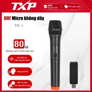 Micro không dây TXP-1 Micro không dây chuyên nghiệp UHF chống hú thích hợp biểu diễn ngoài trời