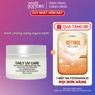 Kem chống nắng mờ nám White Doctors Daily UV Care hàng ngày 40ml