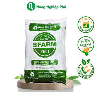 Phân trùn quế SFARM dạng bột chuyên dùng cho rau sạch và hoa kiểng - Túi 10kg