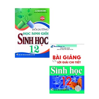 Sách - Combo Bài Giảng Và Lời Giải Chi Tiết Sinh Học 12 + Bồi Dưỡng Học Sinh Giỏi Sinh Học 12 (Bộ 2 Cuốn) - HA