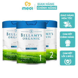 (tặng quà) Sữa Bellamy's Organic A2 cho bé số 1, 2, 3, 4 800g