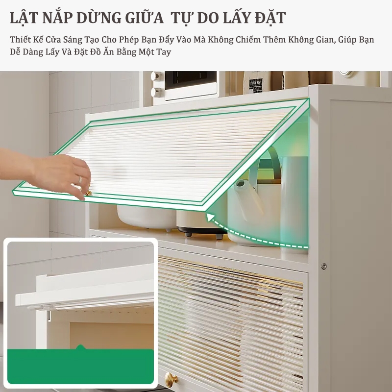 Kệ tủ đa năng, kệ để đồ nhà bếp có tấm lỗ DIY  thép cacbon sơn tĩnh điện cao cấp | BigBuy360 - bigbuy360.vn