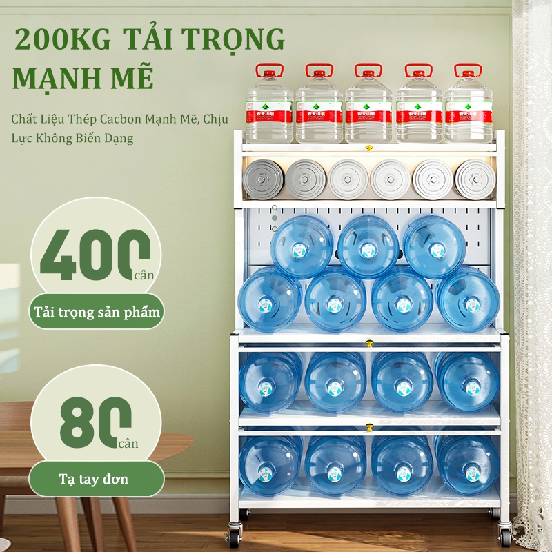 Kệ tủ đa năng, kệ để đồ nhà bếp có tấm lỗ DIY  thép cacbon sơn tĩnh điện cao cấp | BigBuy360 - bigbuy360.vn