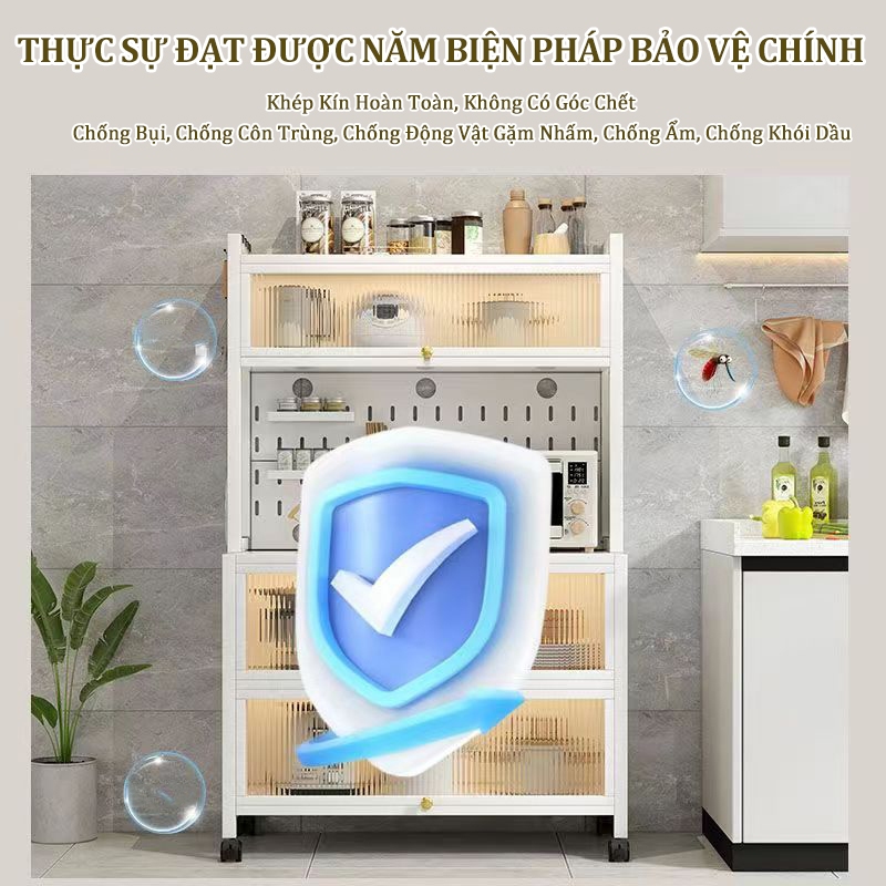 Kệ tủ đa năng, kệ để đồ nhà bếp có tấm lỗ DIY  thép cacbon sơn tĩnh điện cao cấp | BigBuy360 - bigbuy360.vn