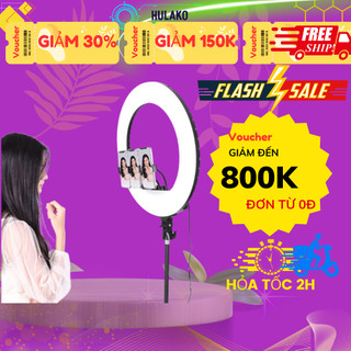 Đèn Livestream ♥️ 𝐅𝐑𝐄𝐄𝐒𝐇𝐈𝐏 ♥️ Bộ Đèn Livestream RL21 Đường Kính 54cm, Livestream, spa, phun xăm.